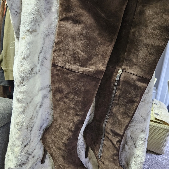 Victoria's Secrets Brown Suede Boots - Picture 3 of 11